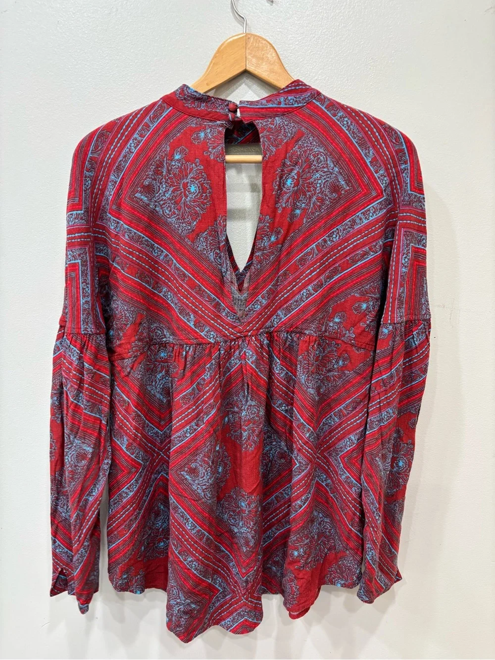 Free People Walking On A Dream Boho Tunic Blouse Top Women’s Size Medium